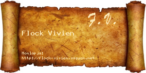 Flock Vivien névjegykártya