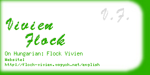 vivien flock business card